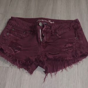 Brand: American Eagle.     Color: Burgundy